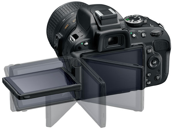 Foto vom Monitor der der D5100 von Nikon