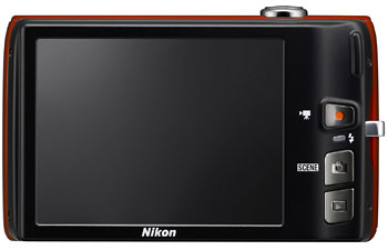 Foto der Rückseite der Coolpix S4150 von Nikon