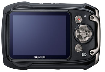 Foto der Rückseite der FinePix XP150 von Fujifilm