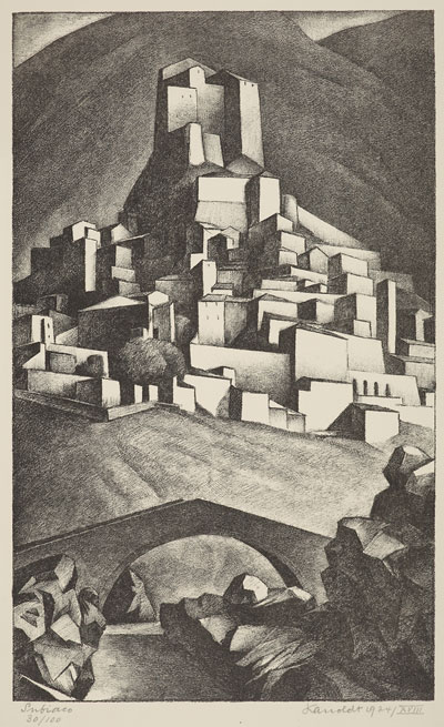 Alexander Kanoldt, Subiaco, 1924