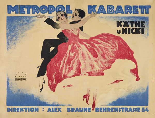 Jupp Metropol Kabarett Käthe u. Nicki, um 1920