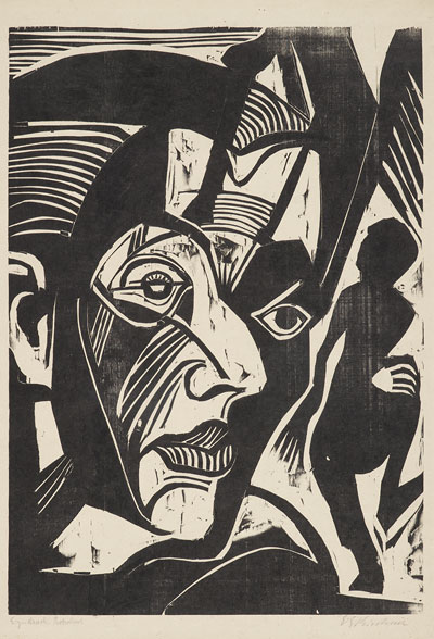 Ernst Ludwig Kirchner, Selbstbildnis (Melancholie der Berge), 1929