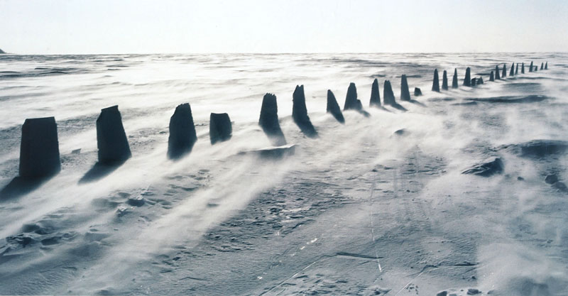 Foto Andy Goldsworthy: Snowslabs