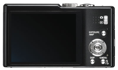 Foto der Rückseite der Leica V-Lux 40