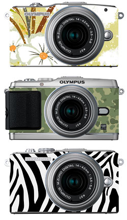 Foto DesignSkins für Olympus-PEN-Kameras