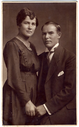 Hochzeitsfoto um 1920