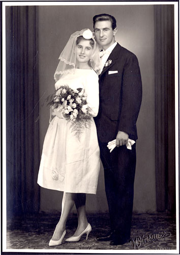 Hochzeitsfoto um 1960