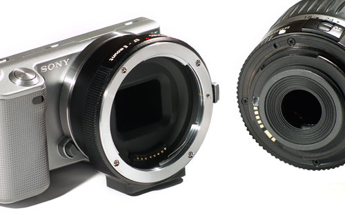 Canon EF Lens to Sony NEX Smart Adapter
