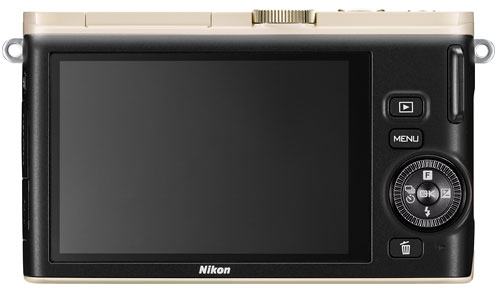 Foto der Rückseite der Nikon 1 J3