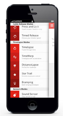 Screen Triggertrap 2.0 App