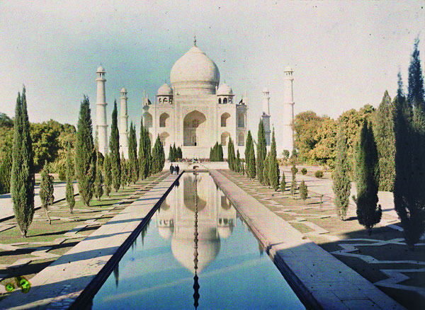 Foto Indien, Uttar Pradesh, Agra. Mausoleum Taj Mahal