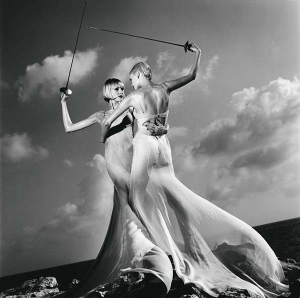 Foto Helmut Newton, US Vogue, Monaco, 1996