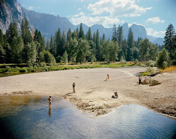 Foto Stephen Shore, Merced River, Yosemite National Park, California, August 13, 1979