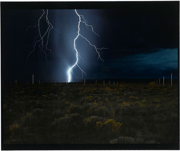 Foto Walter de Maria, The Lightning Field, 1977