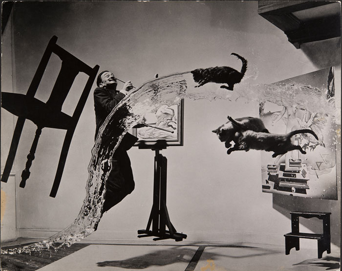 Foto Philippe Halsman, Dali Atomicus, 1948