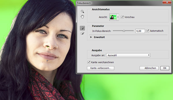 Screen Photoshop CC (Release 2014) - Fokusmaske