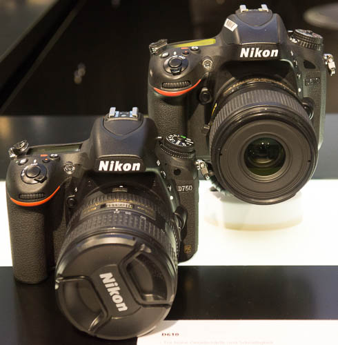 Nikon D750 und D610. Bild: Schwenke