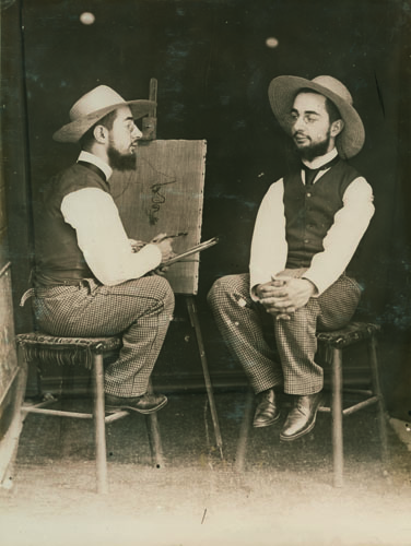 Maurice Guibert – Lautrec porträtiert Lautrec, um 1894