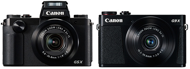 Canon Powershot G5 X und G9 X