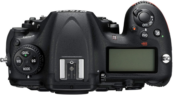 Nikon D500: Topansicht