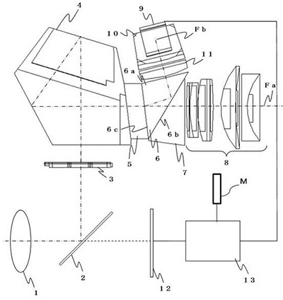 Zeichnung aus Canons Patentschrift