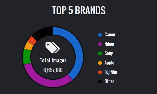 Grafik: Beliebteste Kameramarken