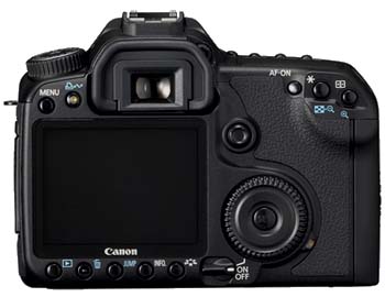 Canon EOS 40D von hinten