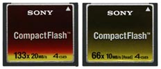 Sony-CompactFlash-Karten