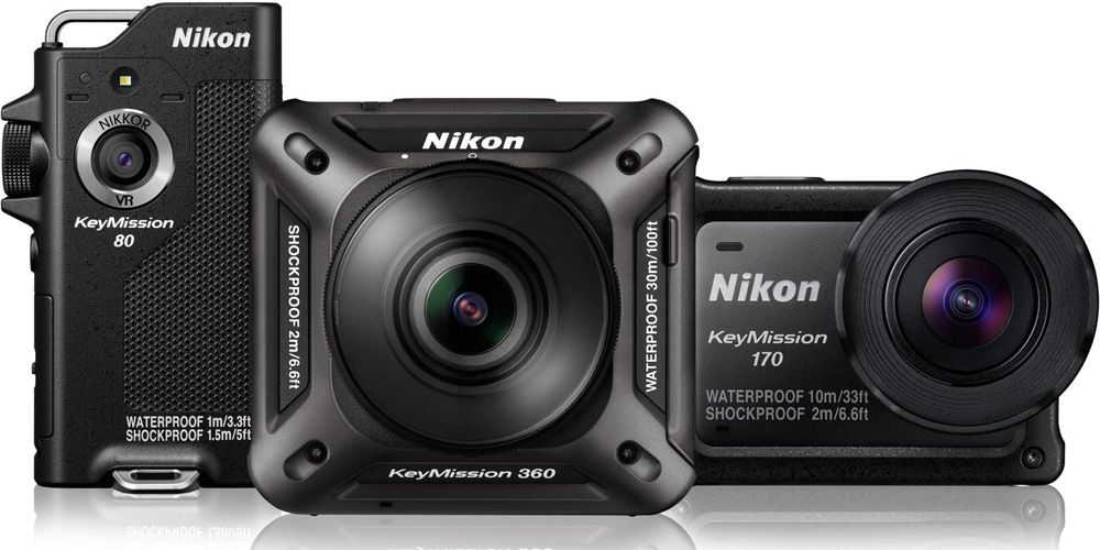 Actioncams von Nikon: KeyMission-Kameras offiziell vorgestellt