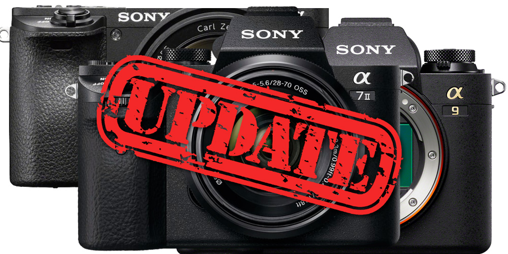Sony: Umfangreiche Firmware-Updates veröffentlicht