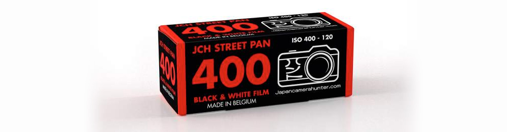 Japan Camera Hunter Street 400 bald auch als Rollfilm erhältlich