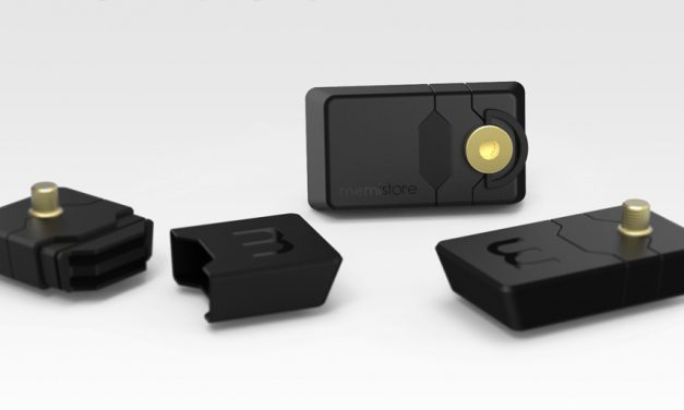 Memistore – Speicherkartenbox zum Anschrauben an die Kamera