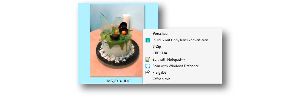 CopyTrans HEIC: Damit Windows HEIC-Fotos anzeigen kann