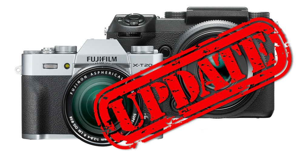 Ankündigung von Fujifilm: Umfangreiche Firmware-Updates für X-T20 und GFX 50S