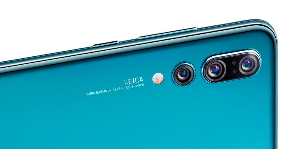 Huawei P20 Pro mit Dreifach-Kamera und Zoomobjektiv von Leica