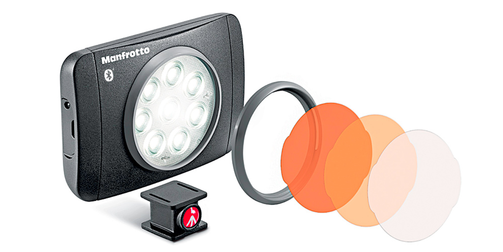 Manfrotto präsentiert LED-Leuchte Lumimuse 8 BT speziell für Smartphone-Videos