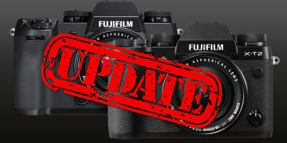 Für X-T2 und X-H1: Fujifilm veröffentlicht angekündigte Firmware-Updates