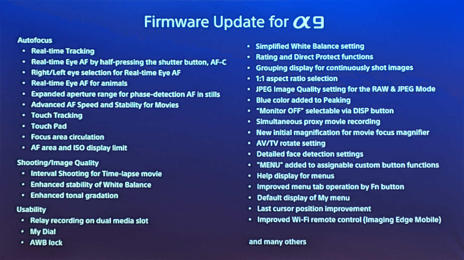 Sony: Firmwareupdate 3.00 bringt Animal Eye-AF für A7 III und A7r III