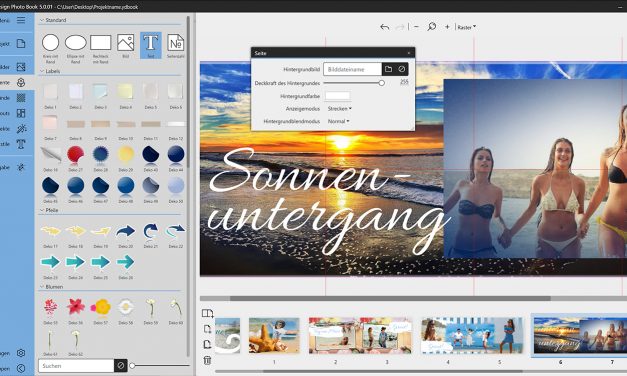 YouDesign Photo Book: Gestaltungssoftware für Fotoalben ohne Bindung an Print-Service