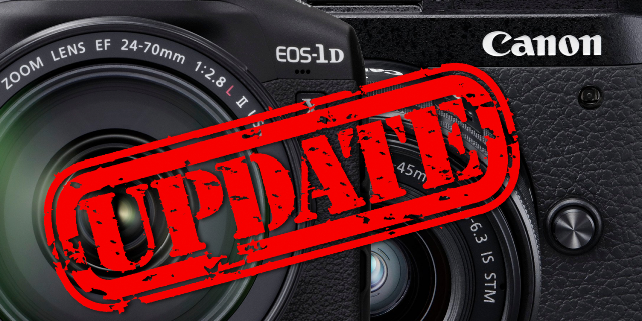Für EOS-1D X Mark III und EOS M6 Mark II: Canon veröffentlicht Firmware-Updates