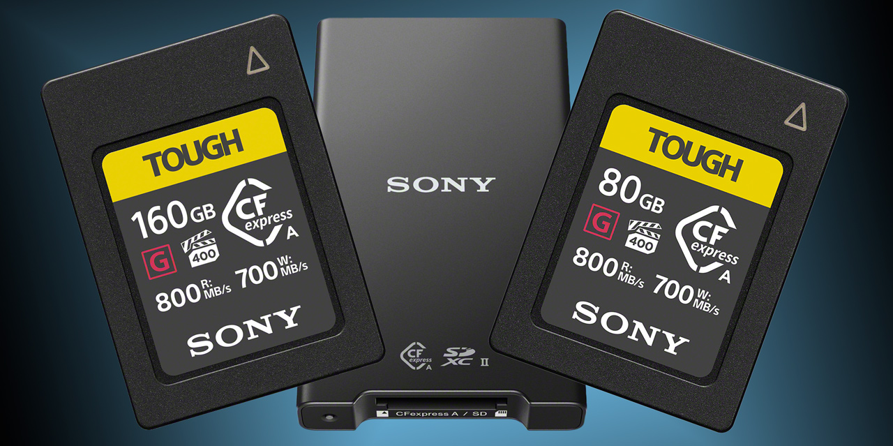 Neu von Sony: Weltweit erste Speicherkarte CFexpress Typ A