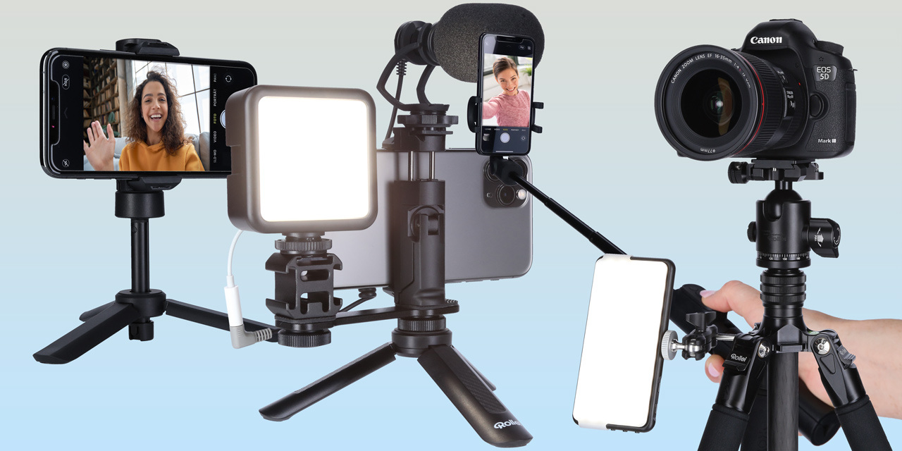 Rollei bringt Smartphone-Zubehör für YouTuber, Blogger und Content-Creator