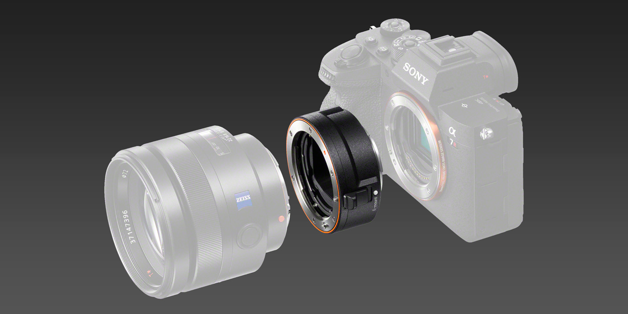 Neu von Sony: Adapter LA-EA5 für A-Mount-Objektive an E-Mount mit verbesserten AF-Funktionen