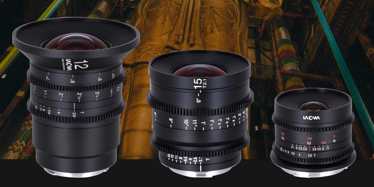 Laowa bringt drei Cine-Weitwinkelobjektive jetzt auch für Canon RF