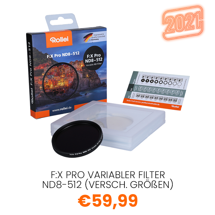 19 FX Pro Variabler Filter ND8-512