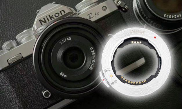 Megadap ETZ11 adaptiert Sony FE-Objektive an Nikon Z-Kameras