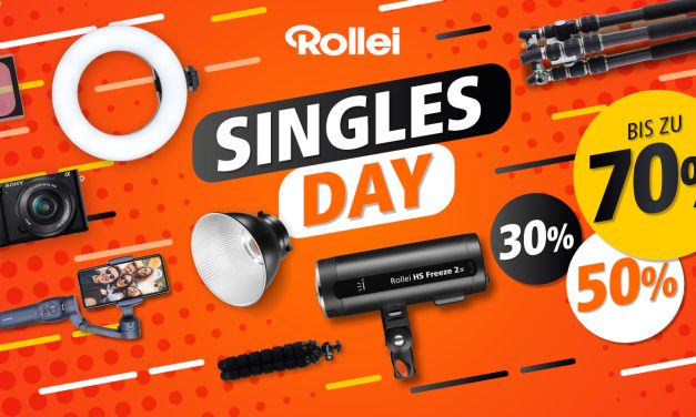 Rollei gibt zum Single’s Day bis zu 70 % Rabatt!