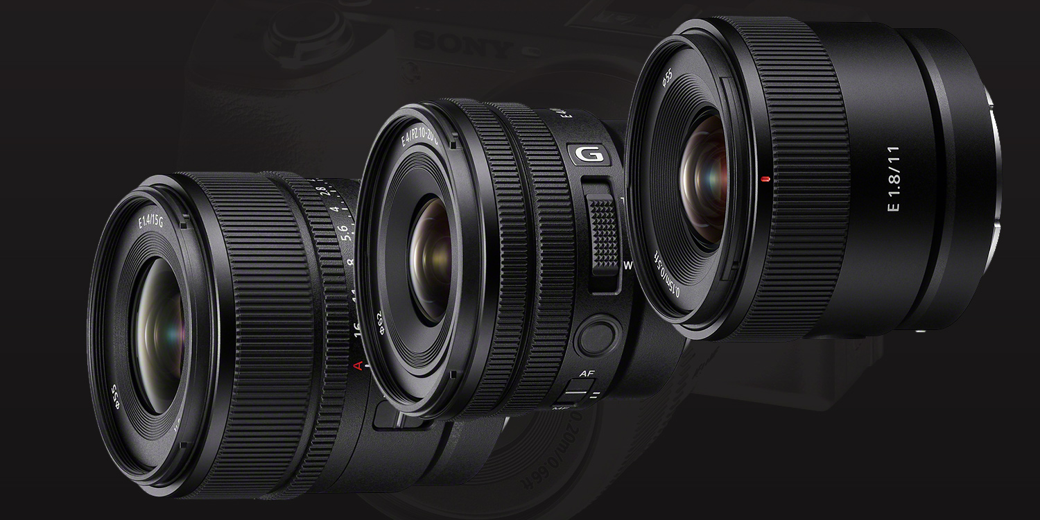 Sony bringt E 10-20mm F4 G PZ, E 11mm F1.8 und E 15mm F1.4 G für APS-C  (aktualisiert) | photoscala