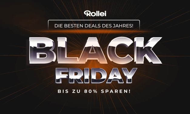 Schwarz, schwärzer, black: Rollei legt Black Friday Angebote nach