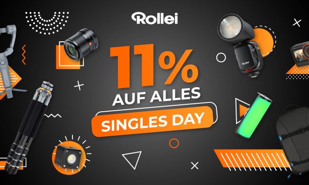 Nur für 24 Stunden: Beim Rollei Singles Day gibt es 11 % Rabatt auf alles!